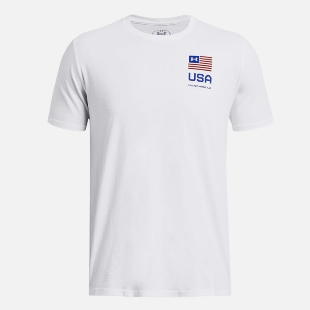 Under Armour Men's White USA Graphic Tee